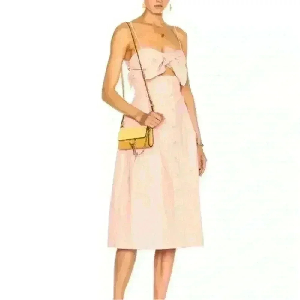 Sea New York Tie Front Cutout Dres